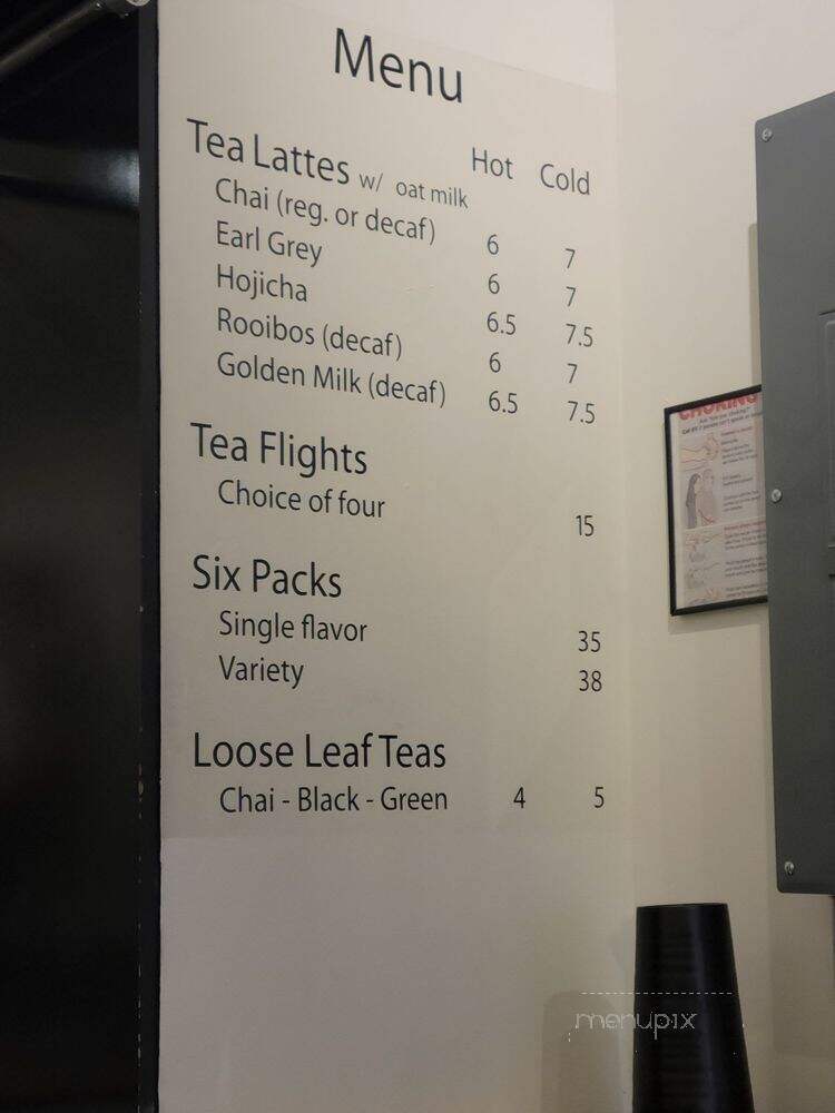 The Hideout Chai Bar - New York, NY menu_pic