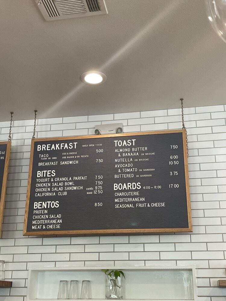 George : Coffee + Provisions - Coppell, TX menu_pic