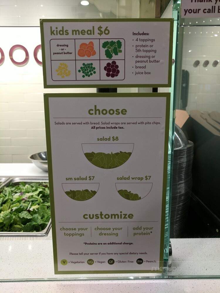 Salata - Atlanta, GA menu_pic