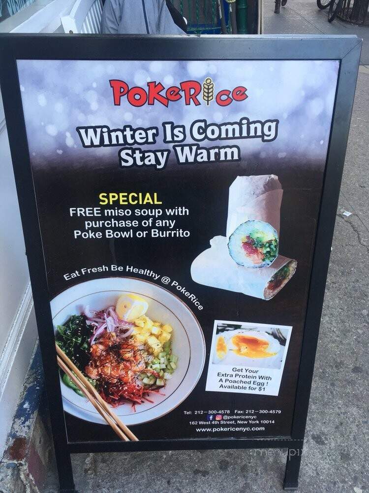 PokeRice - New York, NY menu_pic