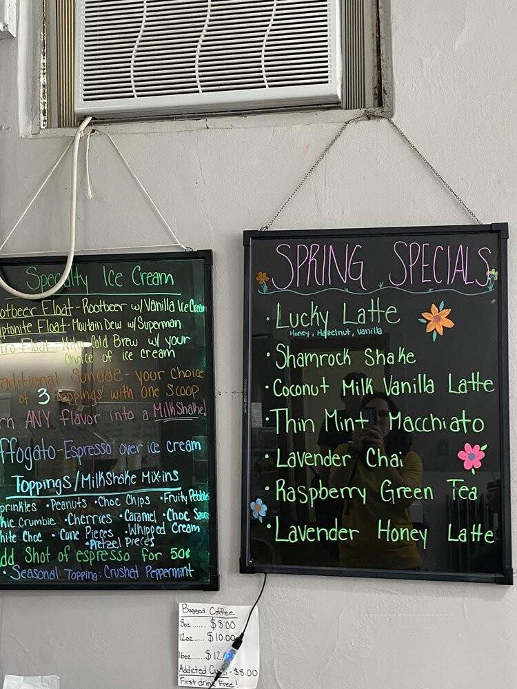 Addicted Coffee & Ice Cream - Lakewood, OH menu_pic