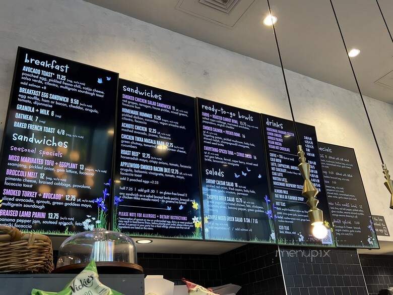 Flour Bakery + Cafe - Boston, MA menu_pic