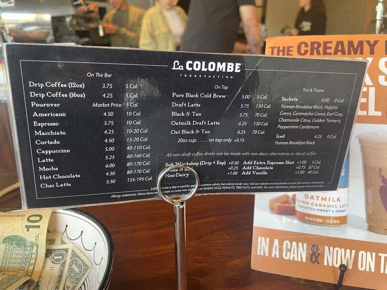 La Colombe Coffee - Beverly Hills, CA menu_pic