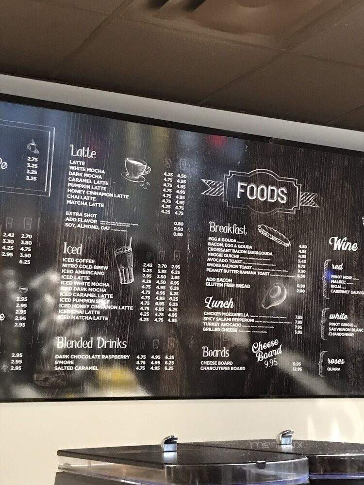 Central Coffee Bar - Arlington, VA menu_pic