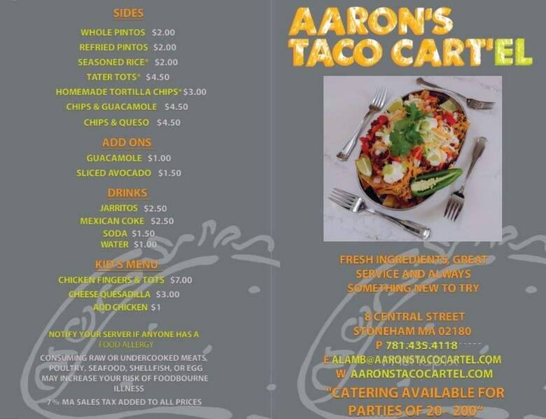 Aaron's Taco Cart'el - Leominster, MA