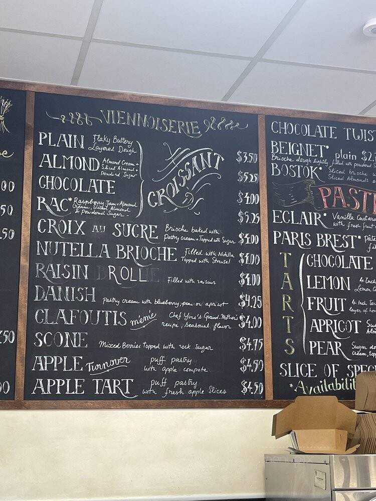 The French Oven - San Diego, CA menu_pic