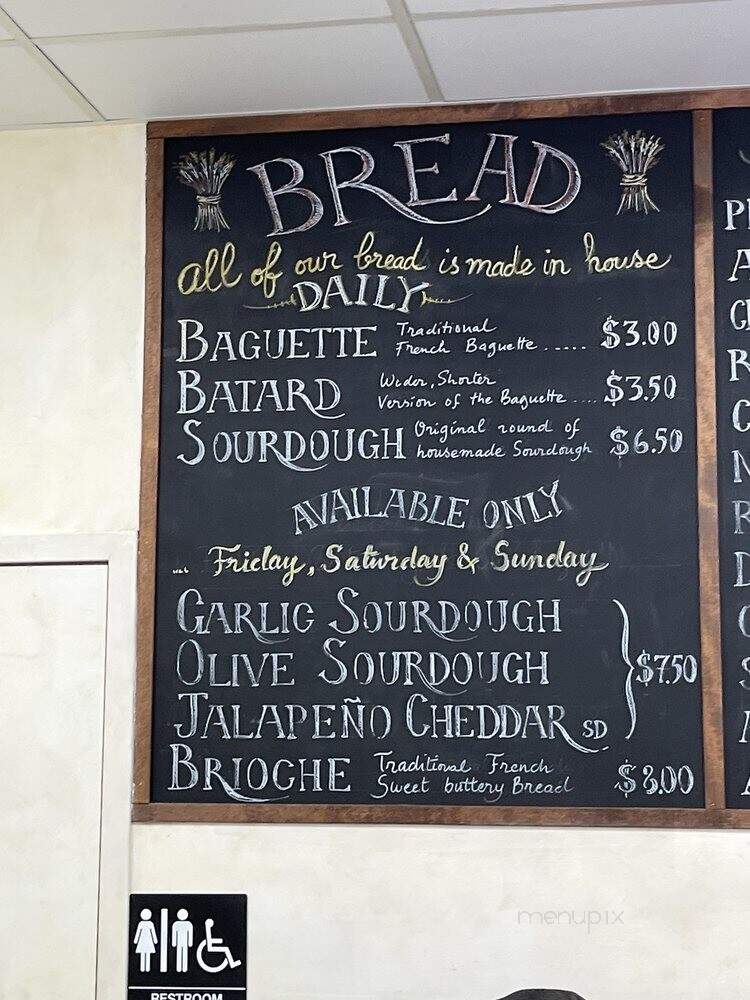 The French Oven - San Diego, CA menu_pic