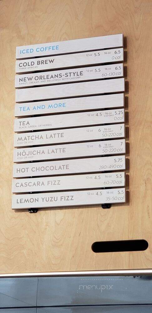 Blue Bottle Coffee - Oakland, CA menu_pic
