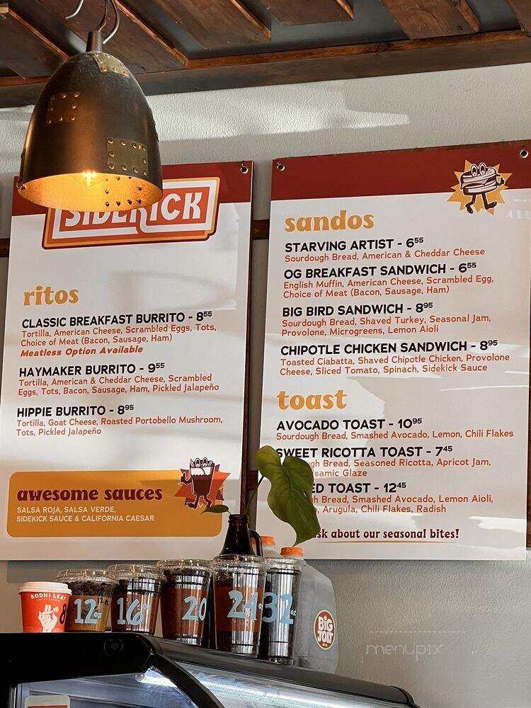 Bodhi Leaf Coffee Traders - Placentia, CA menu_pic