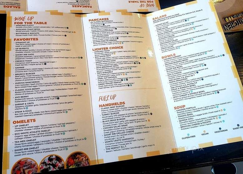 UP Inspired Kitchen - Frisco, TX menu_pic