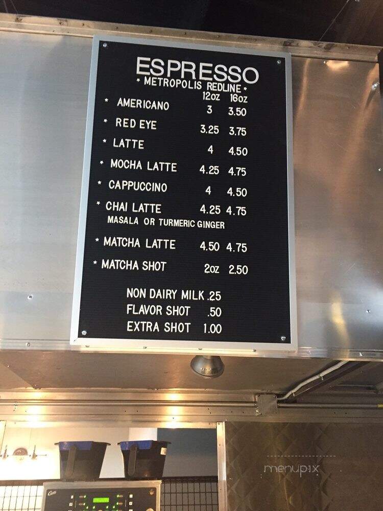 Werewolf Coffee Bar - Chicago, IL menu_pic