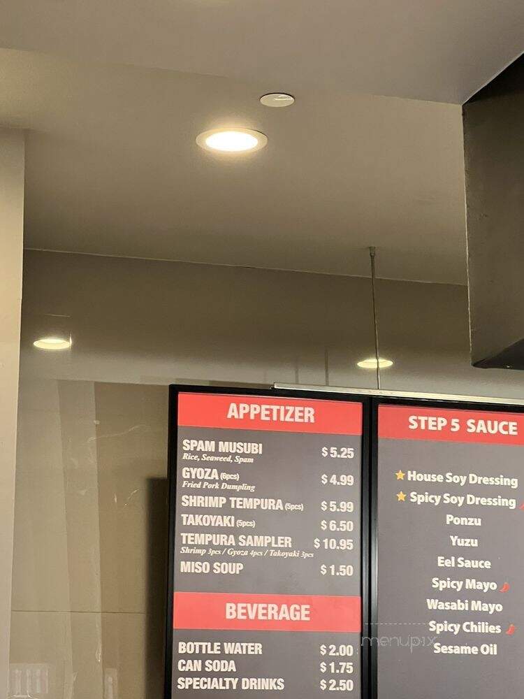 Pokeway - Montclair, CA menu_pic