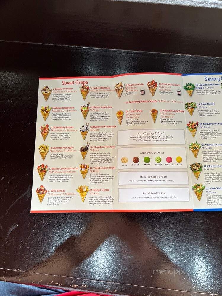 T-swirl Crepe - Carrollton, TX menu_pic