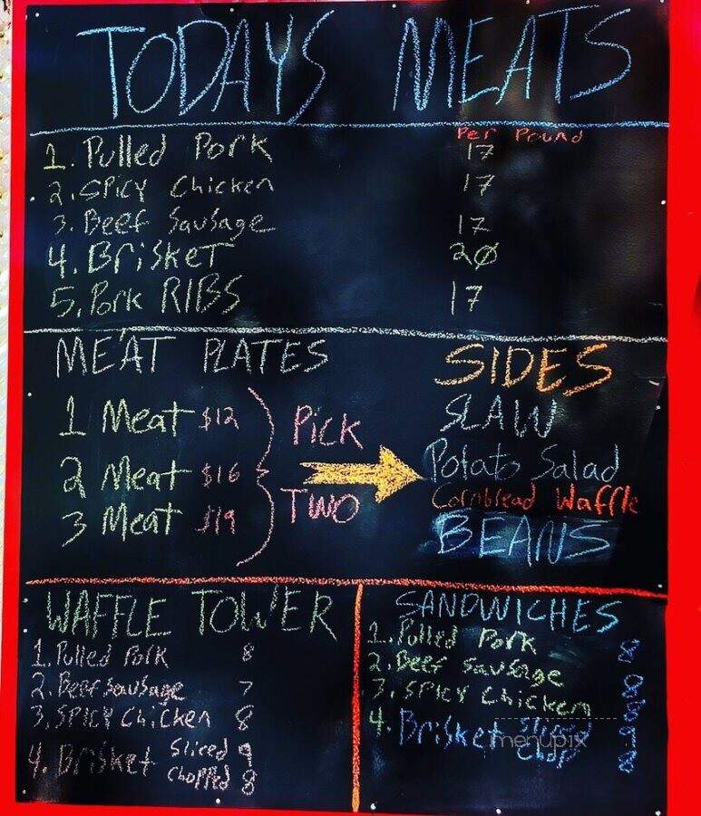 Courson's BBQ - Austin, TX menu_pic