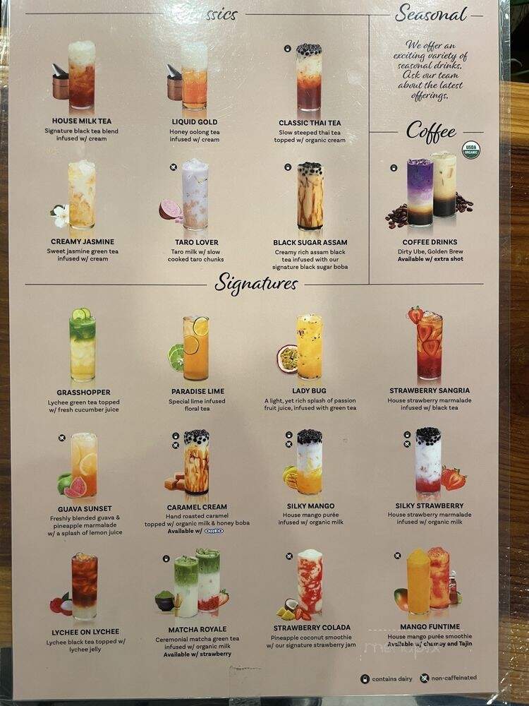 Teaspoon - San Mateo, CA menu_pic