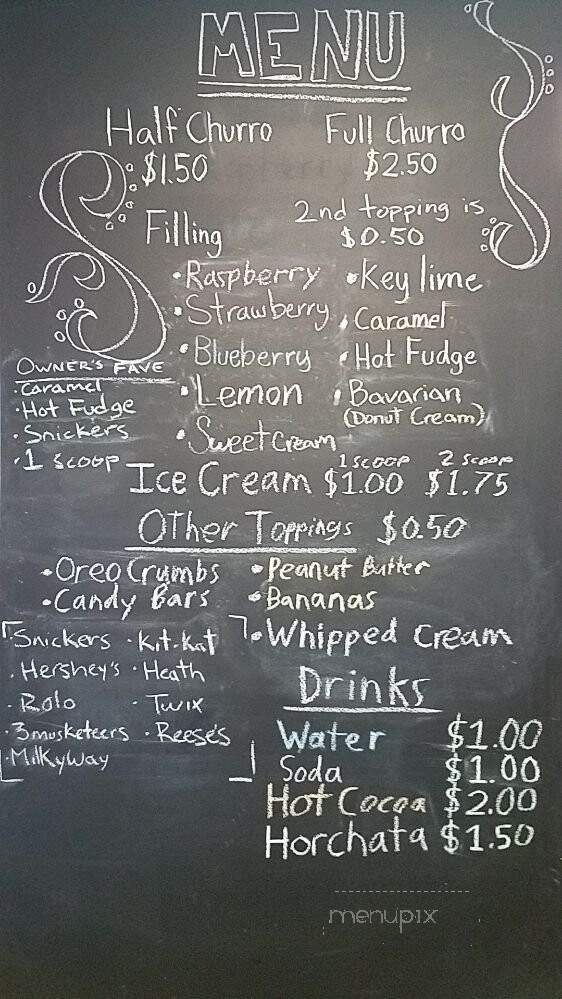 Los Locos Churreria - Rexburg, ID menu_pic