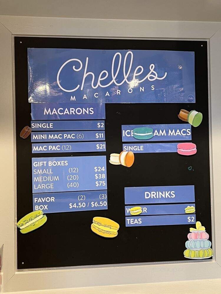 Chelles Macarons - Dallas, TX menu_pic