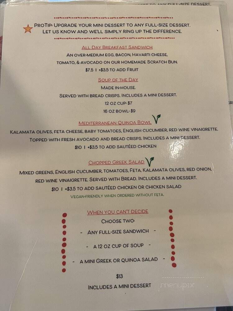 Scratch Kitchen - San Antonio, TX menu_pic