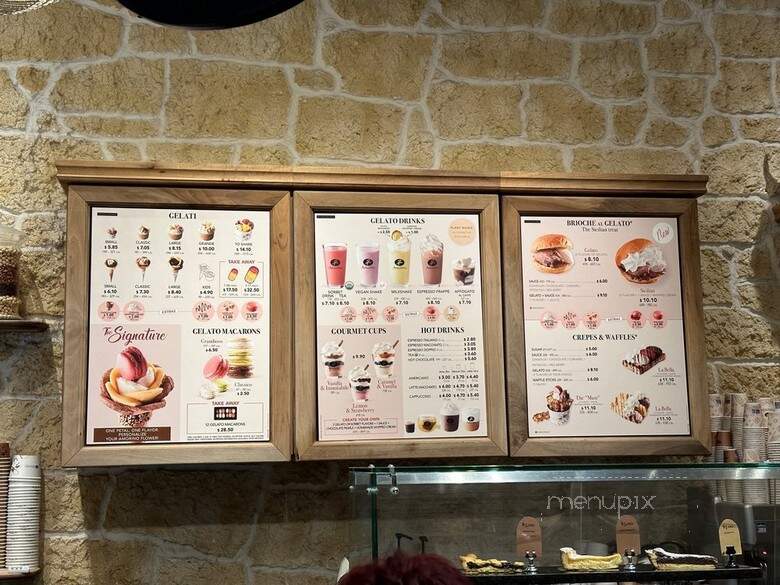 Amorino Gelato - Fort Worth, TX menu_pic