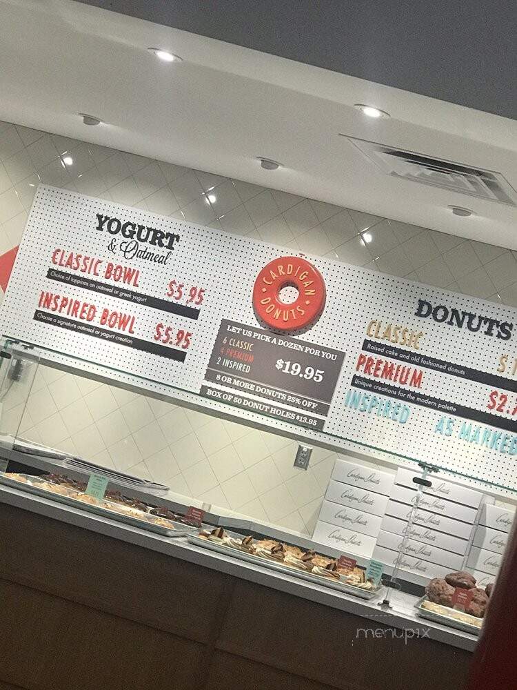 Cardigan Donuts - Minneapolis, MN menu_pic
