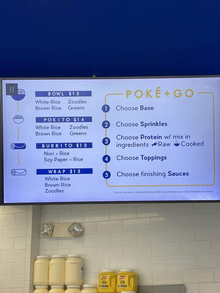 Poke + Go - Miami, FL menu_pic