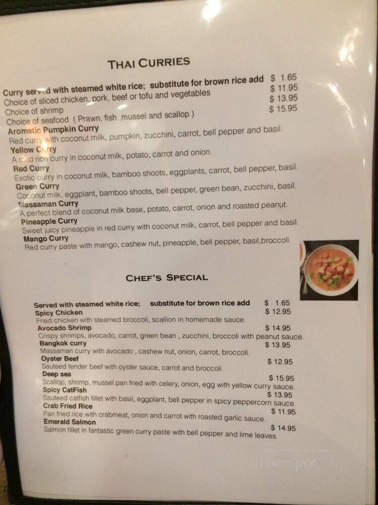 Thai Spice - Cloverdale, CA menu_pic