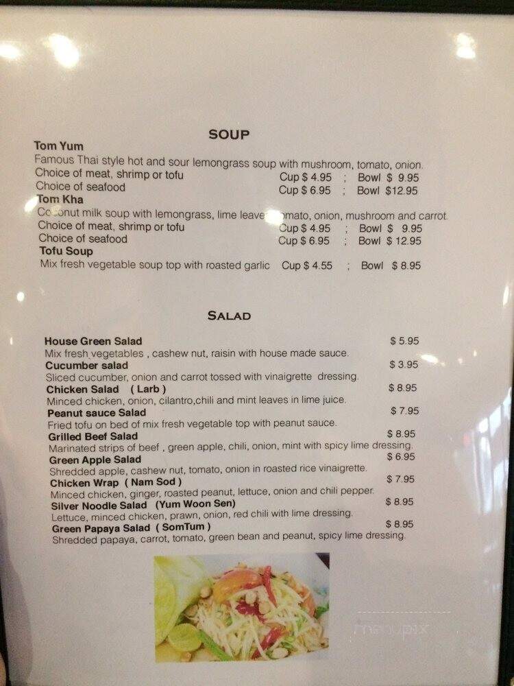 Thai Spice - Cloverdale, CA menu_pic