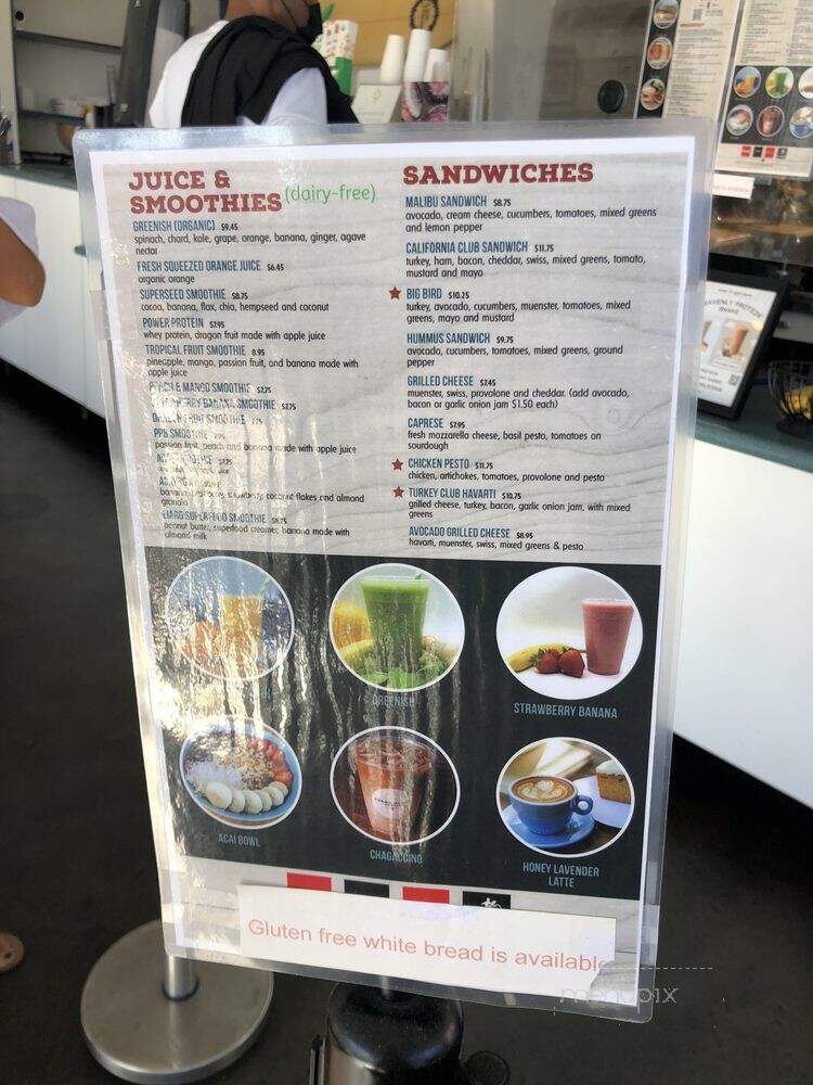 Board House Coffee - Los Angeles, CA menu_pic