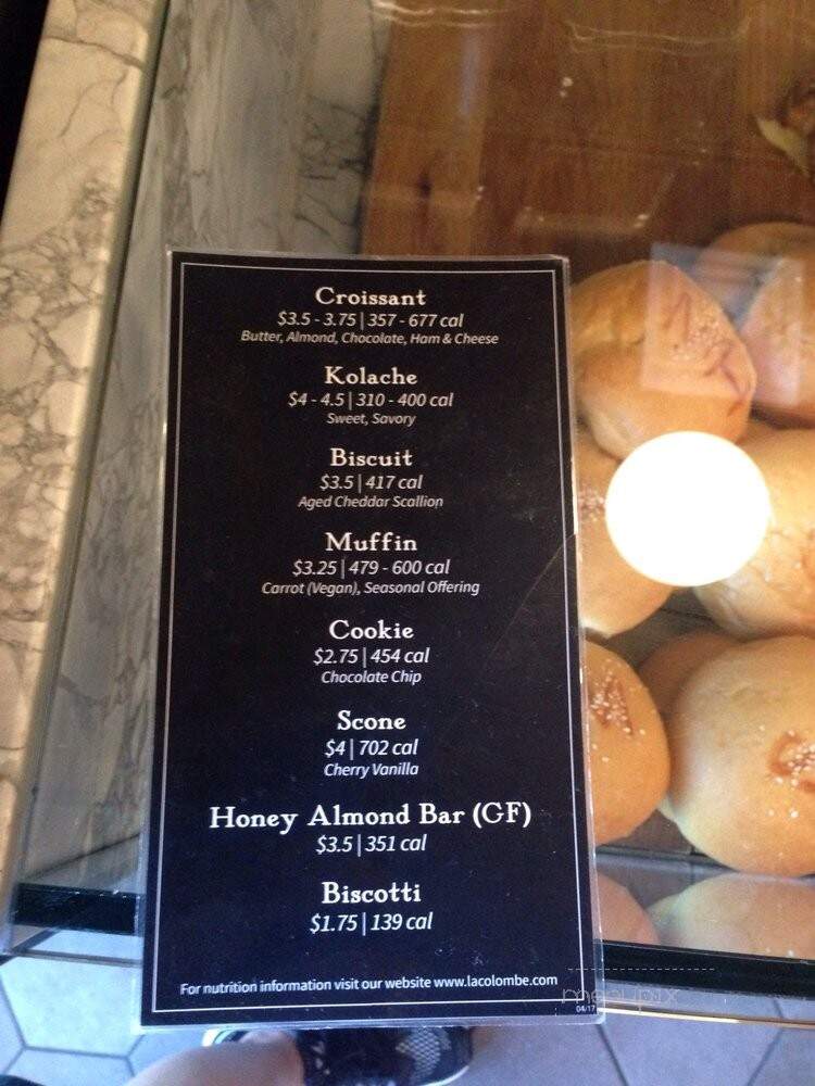 La Colombe Coffee - Washington, DC menu_pic