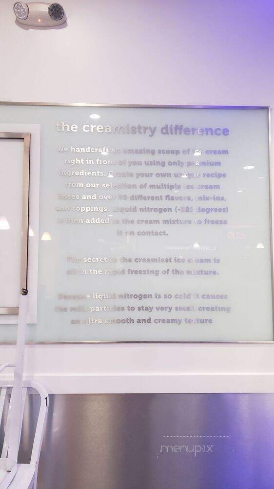 Creamistry - Downey, CA menu_pic