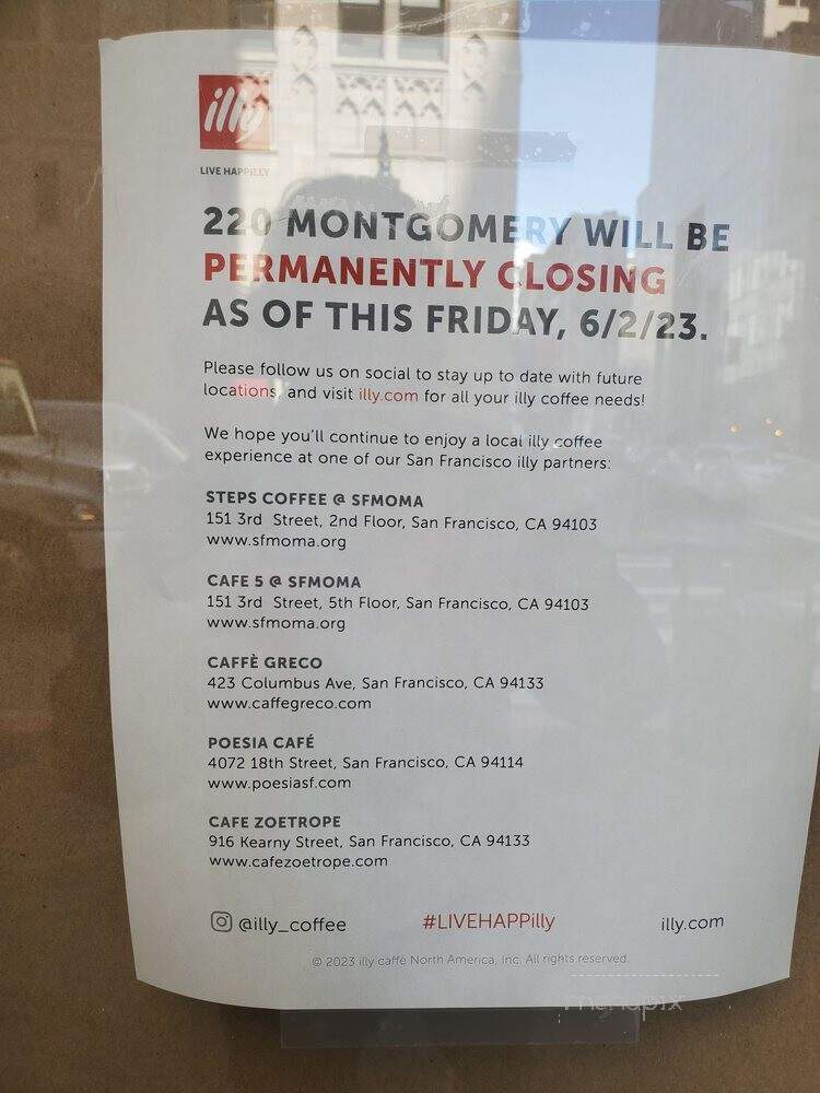 Illy Caffe - San Francisco, CA menu_pic