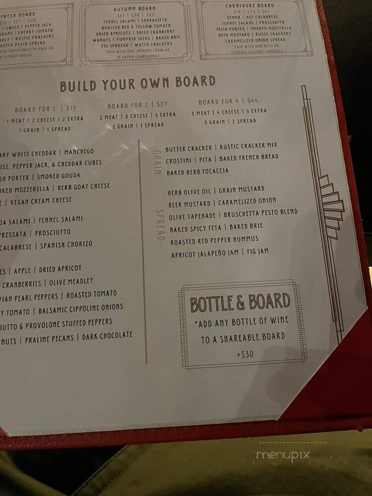 Grist Brewing - Lone Tree, CO menu_pic