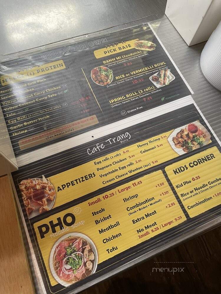 Cafe Trang - Lehi, UT menu_pic