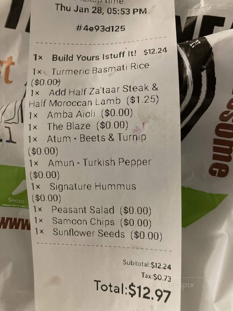 2491 Street Food - Bloomfield Hills, MI menu_pic