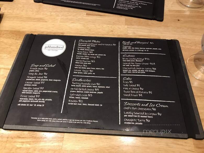 41Hundred - Raleigh, NC menu_pic