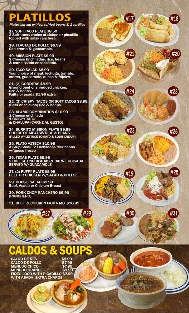 4 Missions Cafe - San Antonio, TX menu_pic