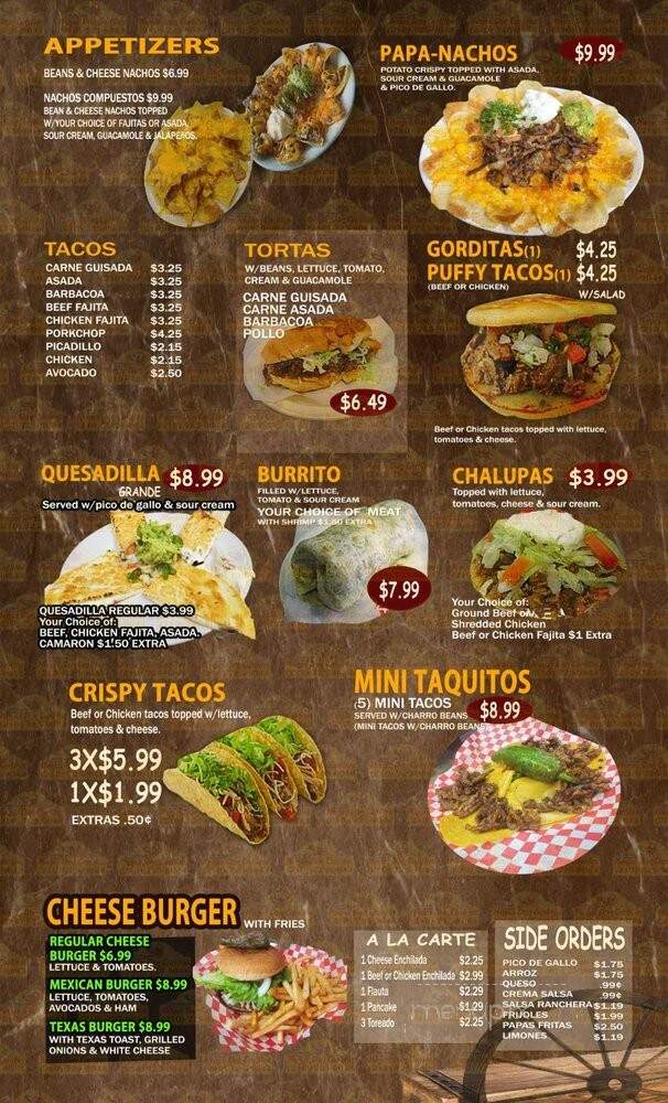 4 Missions Cafe - San Antonio, TX menu_pic