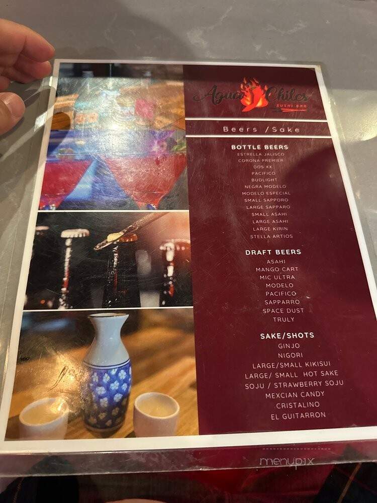 Agua Chiles Sushi Bar - Northridge, CA menu_pic