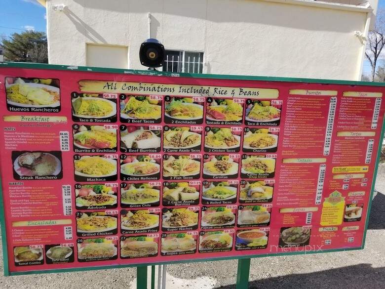 Aliberto's Mexican Food - Prescott, AZ menu_pic