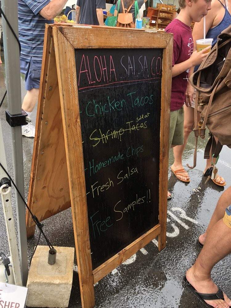 Aloha Salsa Co. - Honolulu, HI menu_pic