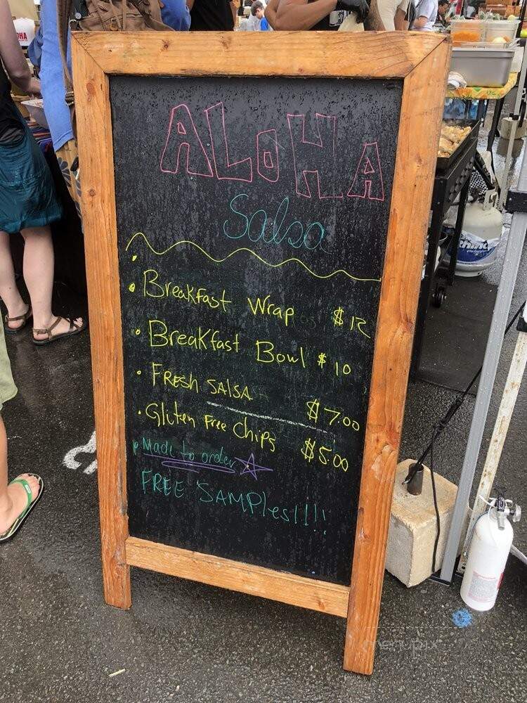 Aloha Salsa Co. - Honolulu, HI menu_pic