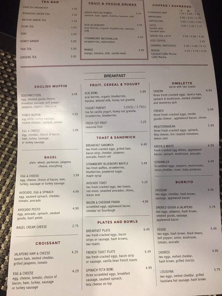Ambrosia Cafe - Irvine, CA menu_pic