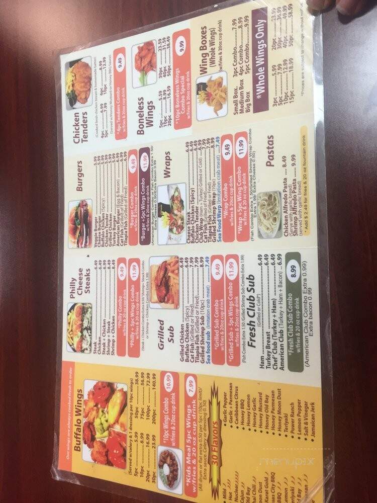 America's Best Wings - Petersburg, VA menu_pic
