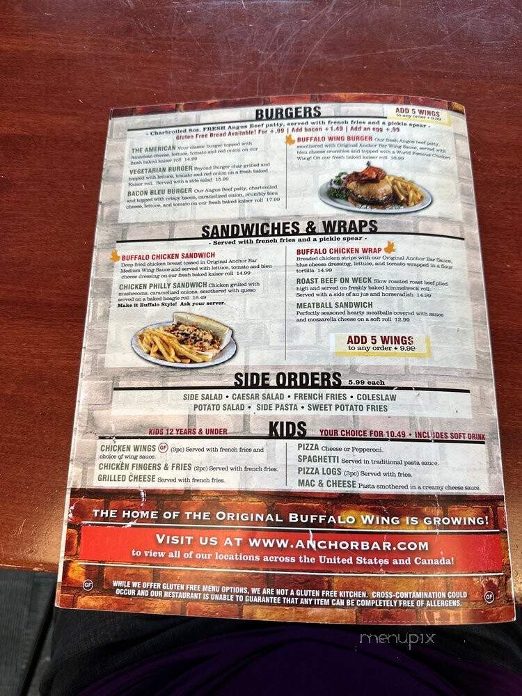Anchor Bar and Grill - Niagara Falls, NY