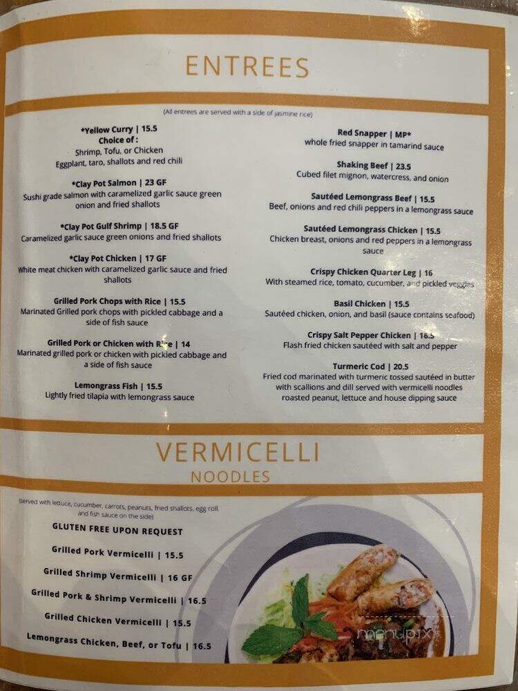 Anh's Kitchen - Atlanta, GA menu_pic