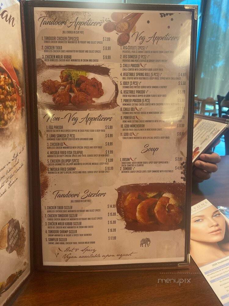 Annam Indian Bistro - Cypress, TX menu_pic