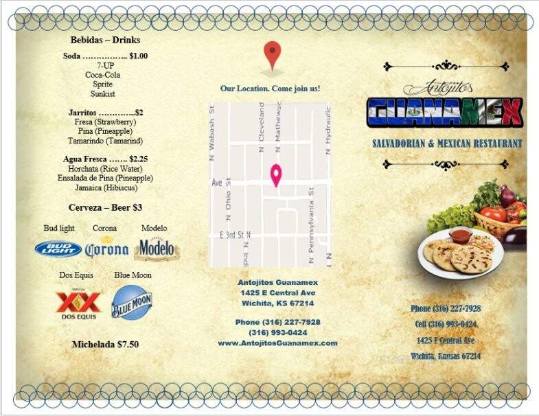 Antojitos Guanamex - Wichita, KS menu_pic