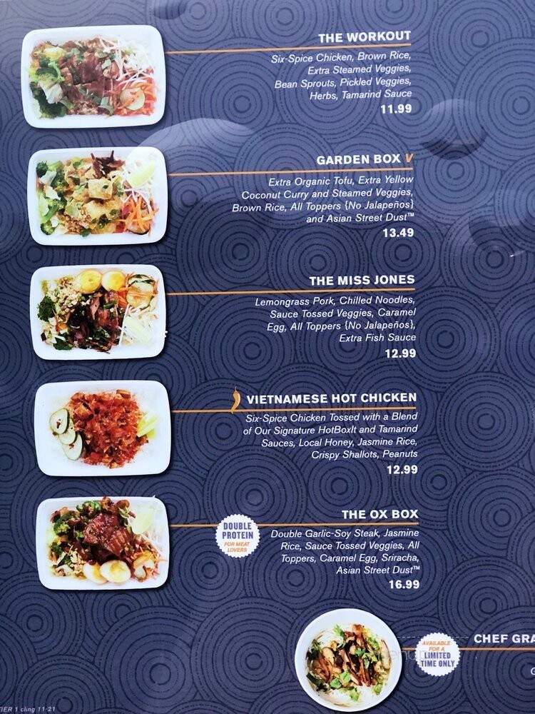 Asian Box - San Jose, CA menu_pic