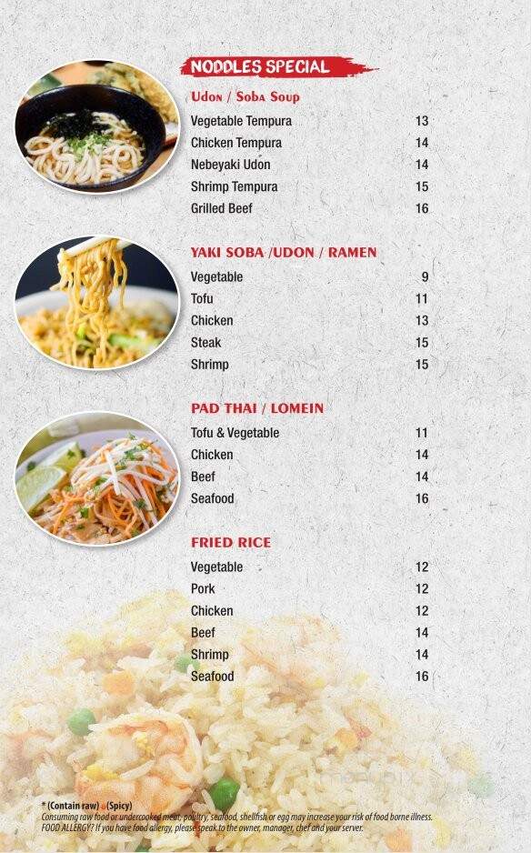 Asian Fusion - Valley Cottage, NY menu_pic