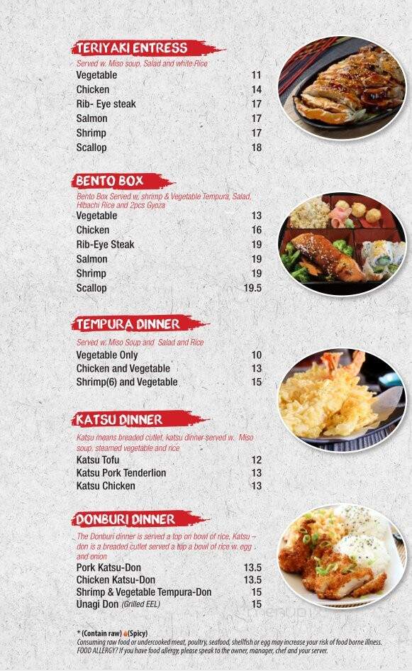 Asian Fusion - Valley Cottage, NY menu_pic